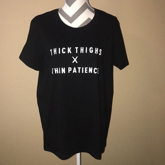 Yitan Tops - 🆕 NWT Thick Thighs Thin Patience XXL